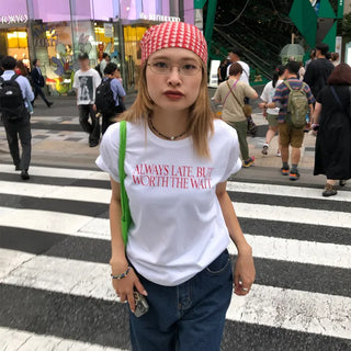 Lettering Point Short-Sleeve T-Shirt