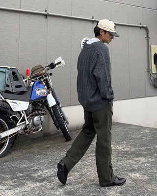 Corduroy fleece slacks