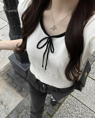 Ribbon pendant necklace