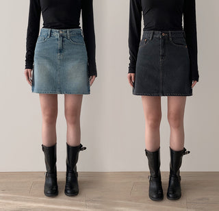 Denim skirt - 2 colors