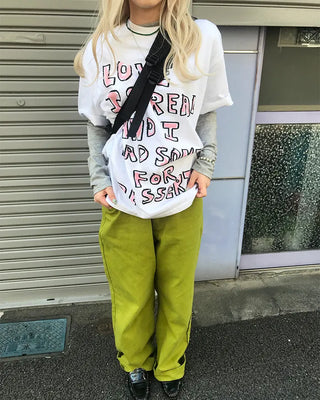 Crayon lettering T-shirt