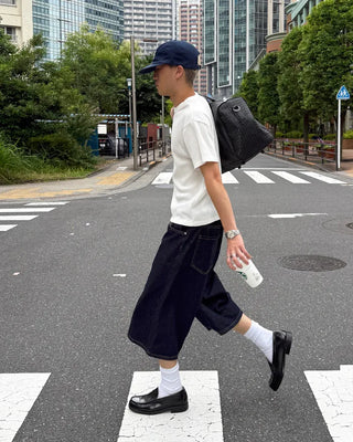 Selvedge Bermuda shorts