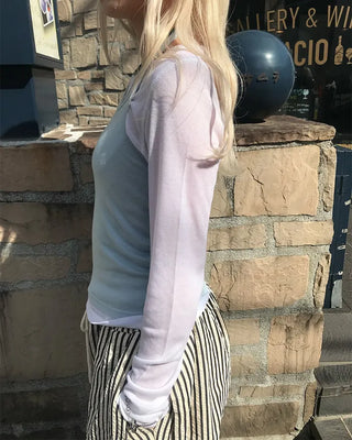 Tencel Basic Long Sleeve T-Shirt