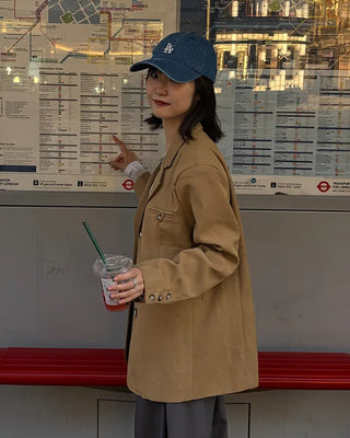 Oversized tailored jacket