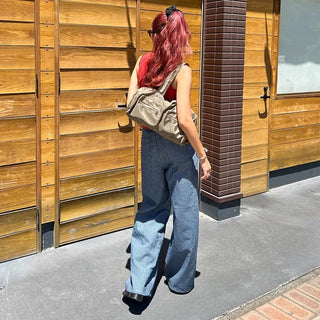 2-Pocket Big Shoulder Bag