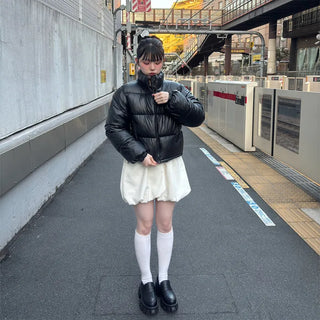 Balloon mini skirt