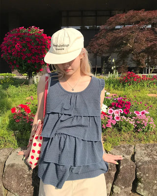 Two-Pattern Dot Tote Bag