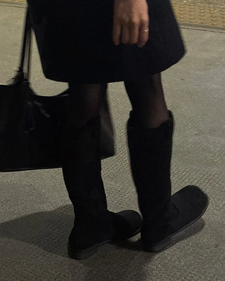 Suede long boots
