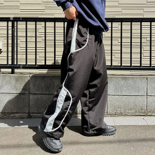 (Unisex) Line Point Nylon Pants
