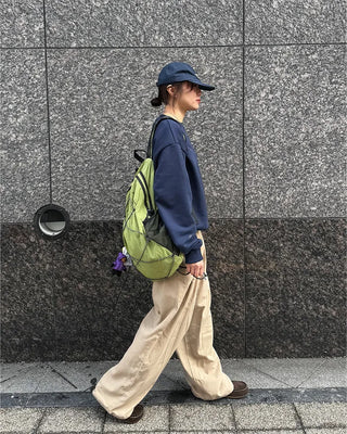 (Unisex) Pintuck Wide Pants