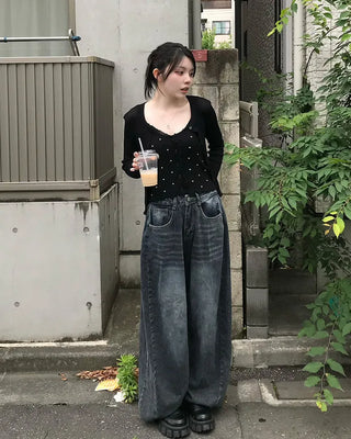 Knit sleeveless cardigan set