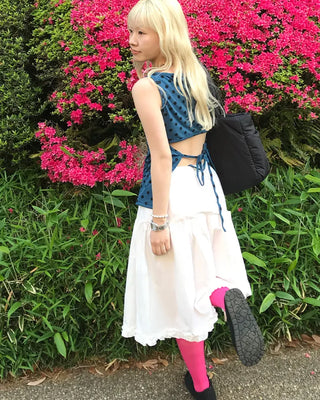 Polka Dot Round Neck Sleeveless