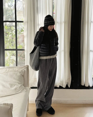 Corduroy training pants