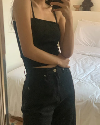 Span Square Layered Basic Sleeveless