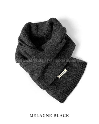 (11 colors) Soft wool knit long scarf