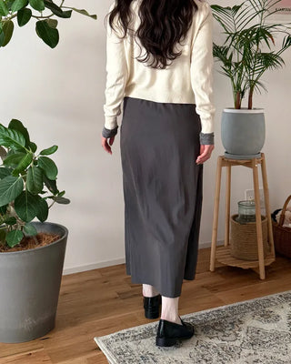 Ribbon wrap skirt