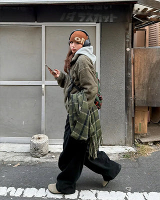 Boa fleece half-button anorak