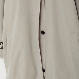 Oversized single trench coat