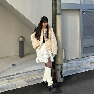 Knee-high leg warmers