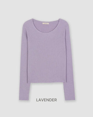 [Slenderizing effect] Bamboo soft rib knit