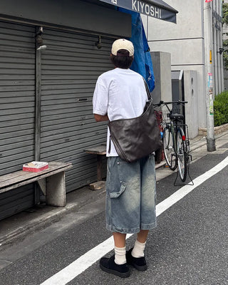 Wide Crossbody Bag