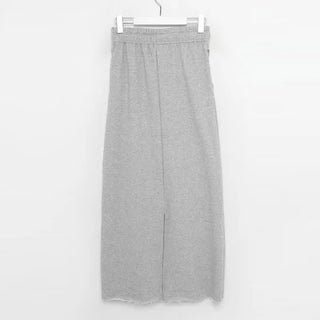 Line-cut sweat skirt