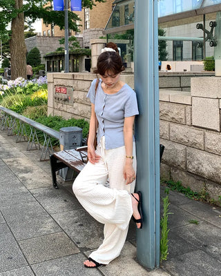 Punching Ground Half-Sleeve Cardigan