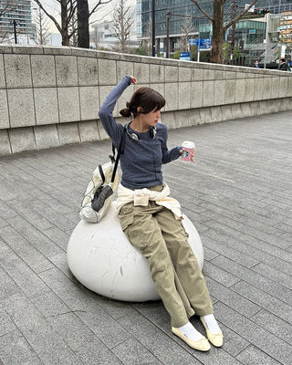 Drawstring Nylon Backpack
