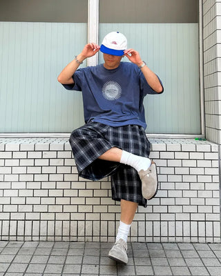 Checked Bermuda shorts