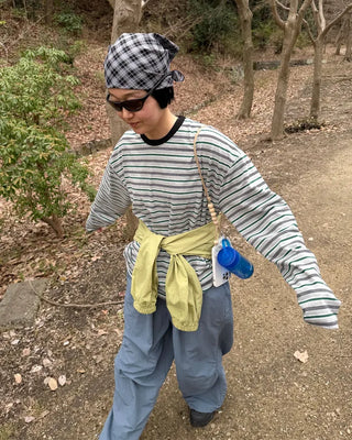 Balloon Fit Nylon Pants