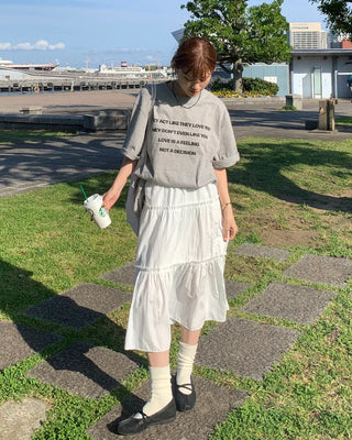 Lettering Oversized T-Shirt