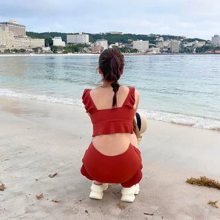 Frilled bikini