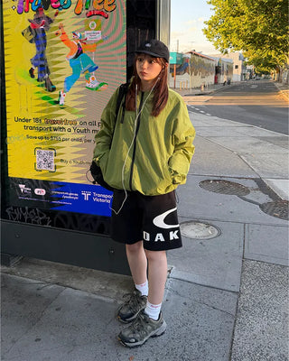 Oversized windbreaker