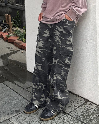 Camouflage cargo pants