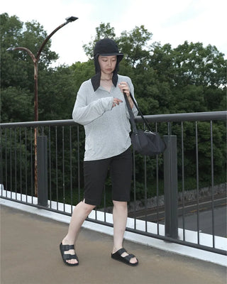 Soft button T-shirt