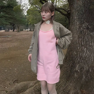 Knit bustier dress