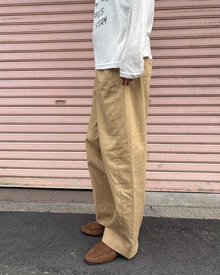 Barrel Cotton Pants
