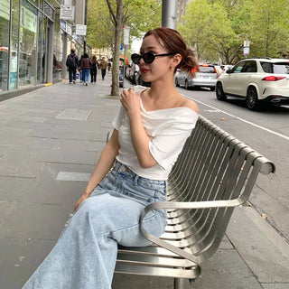 2-way short T-shirt