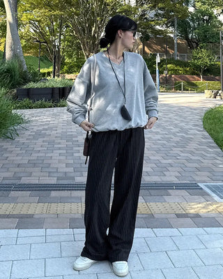 Striped Banding Pants