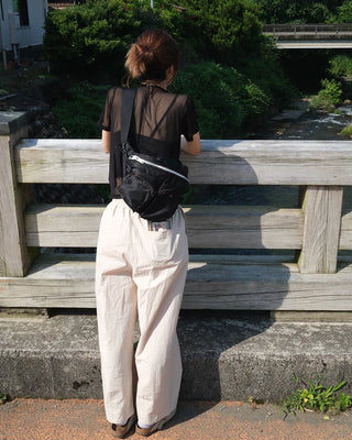 Banding wide pants