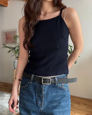 Punching knit ensemble