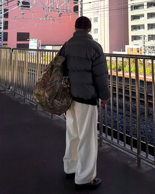 Cotton Curved Pants