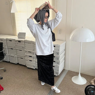 Side-slit boxy T-shirt