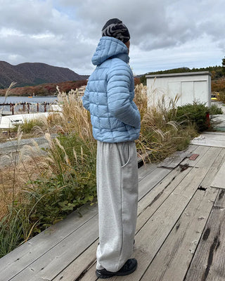 Lightweight duck down parka