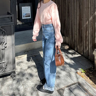 Heart Point Denim Pants