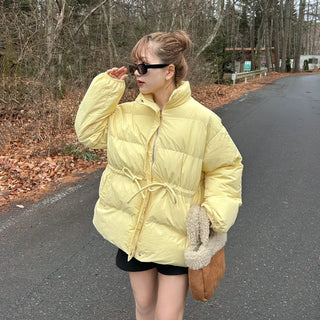 Waist String Padded Jacket