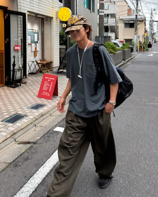 Pintuck balloon pants