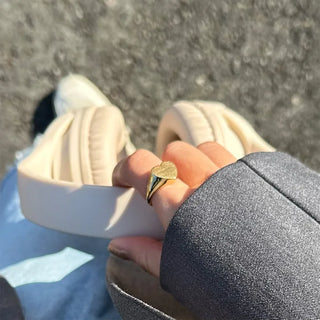 Bordeaux Heart Ring