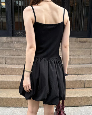 Balloon camisole mini dress
