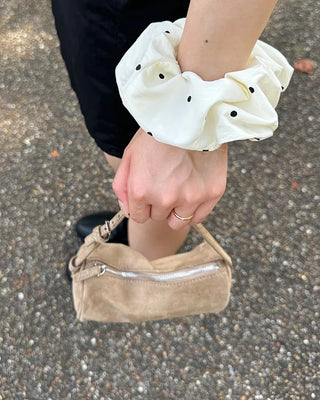 Suede Square Belt Shoulder Bag